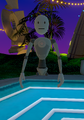 The default robot avatar when the "Skip Leg Day" toggle is enabled.
