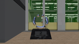 2nd year aniversary object front of station garage