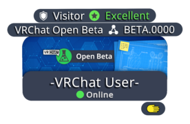 Default nameplate with additional info showcasing group banner