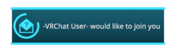 Notification of when another user is requesting to join