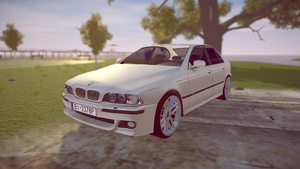 BMW M5[12] E39 - BMW driver stereotypes are popular among Polish culture. Additionally the number plate "BI 3378P" is a meme reference to a Polish internet celebrity Kononowicz.
