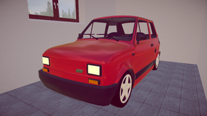 Polski Fiat 126p[10] - one of the most recognizable cars produced in Poland in 1973-2000.