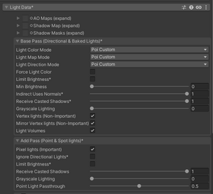 Poiyomi Realistic Lighting - Light Data Settings.png