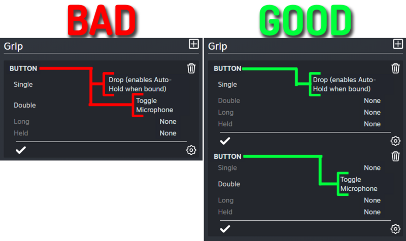 Bad vs Good method for multiple actions via one control source