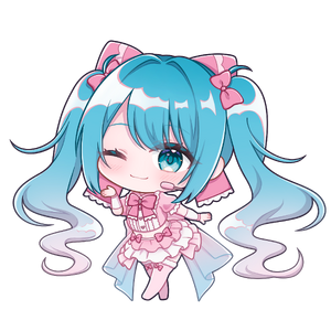 Sticker Hatsune Miku Wink.png