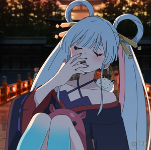 Sticker TSUKUYOMI KANSHA-SAI Yawn.png