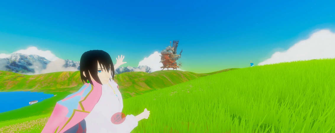 A development team member showcasing the world before its public release (2018).