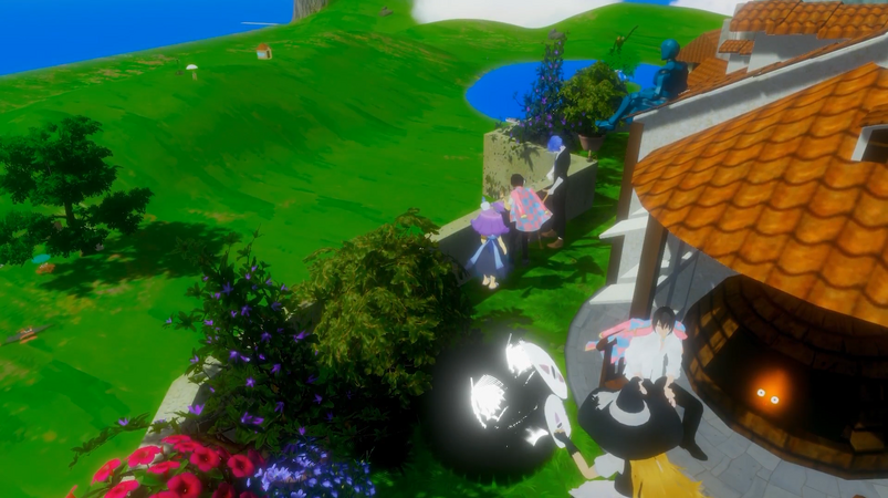 Studio Ghibli World featured in VRChat Rewind 2019.