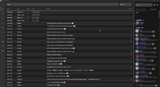 Game Log Screen
