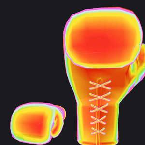 VRC BOXING glove - Aurora Red.gif