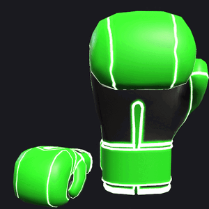 VRC BOXING glove - Neon Green.gif
