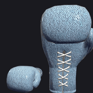 VRC BOXING glove - Soft Blue.gif