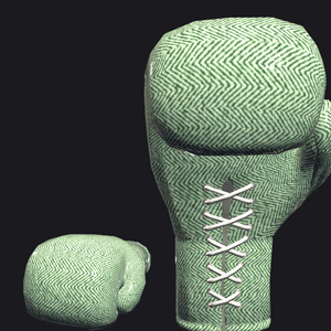 VRC BOXING glove - Soft Green.gif