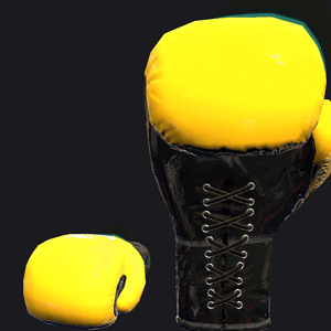 VRC BOXING glove - Standard Yellow.gif